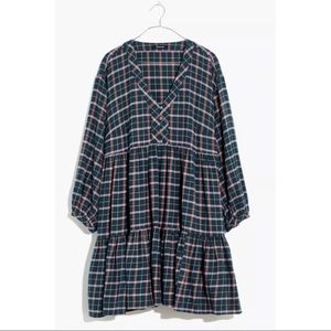 Flannel Colette Mini Dress in Plaid